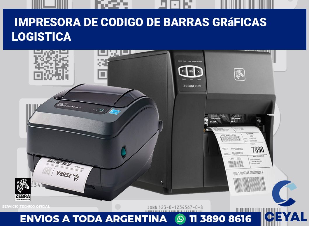 Impresora de codigo de barras Gráficas logistica