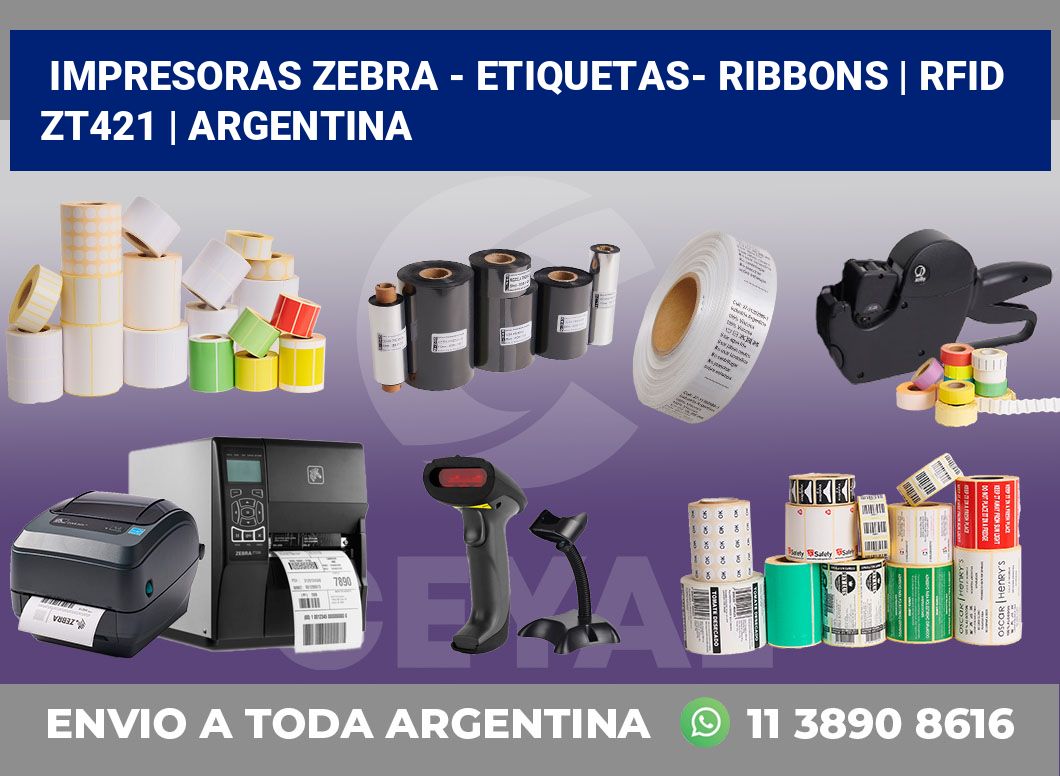 Impresoras Zebra – Etiquetas- Ribbons | RFID ZT421 | Argentina