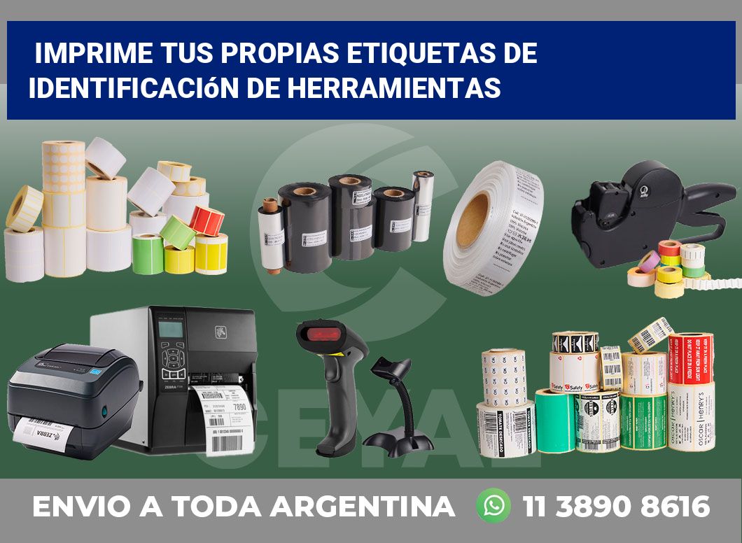 Imprime tus Propias Etiquetas de Identificación de Herramientas