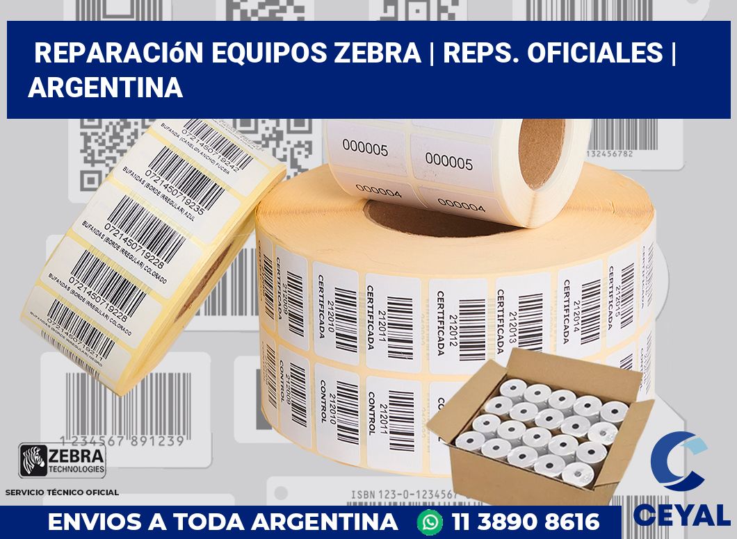 Reparación Equipos Zebra | Reps. Oficiales | Argentina