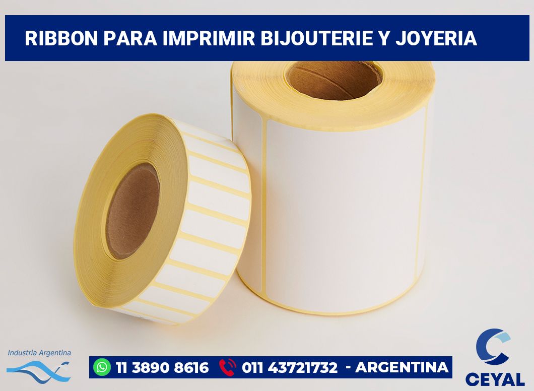 Ribbon para imprimir Bijouterie y joyeria