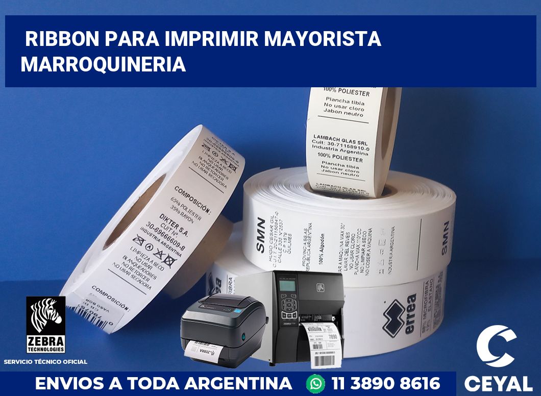 Ribbon para imprimir Mayorista marroquineria