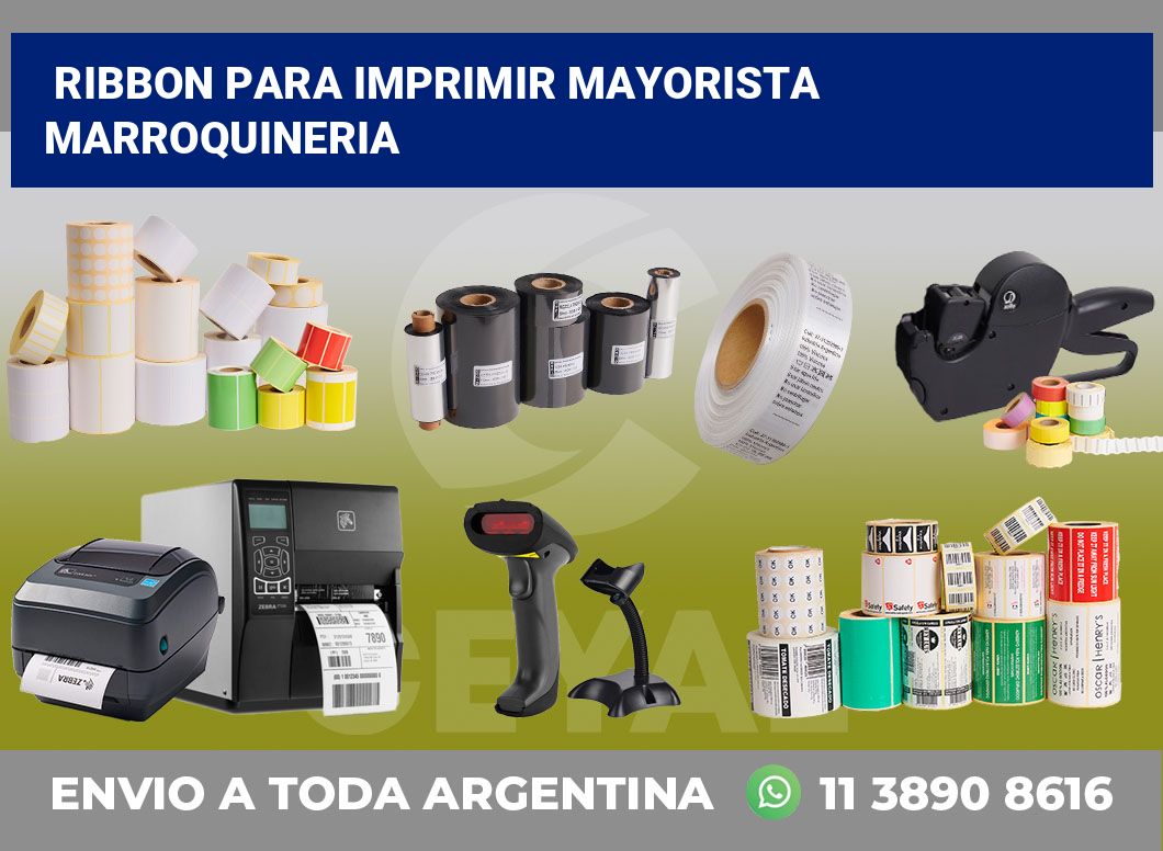 Ribbon para imprimir Mayorista marroquineria