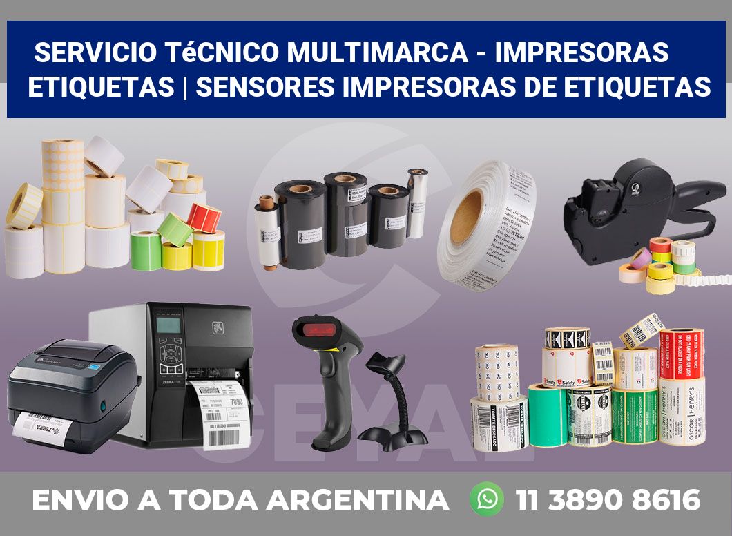 Servicio técnico multimarca – impresoras etiquetas | Sensores impresoras de etiquetas