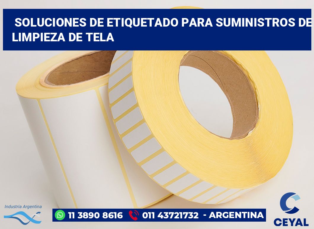 Soluciones de Etiquetado para Suministros de Limpieza de Tela