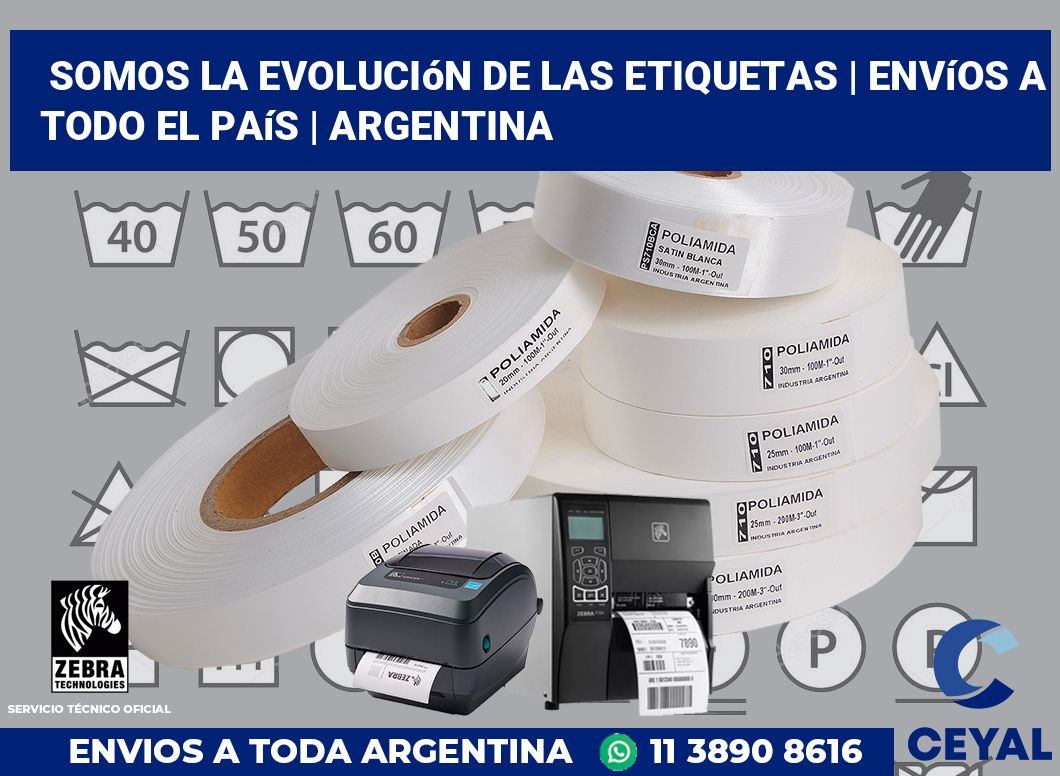 Somos la evolución de las etiquetas | Envíos a todo el país | Argentina