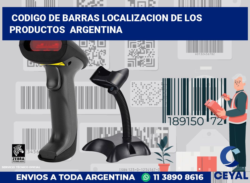 codigo de barras localizacion de los productos  argentina