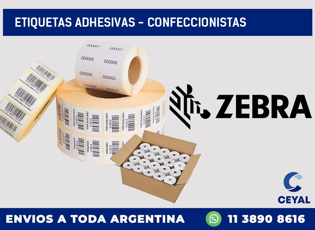 etiquetas adhesivas – confeccionistas