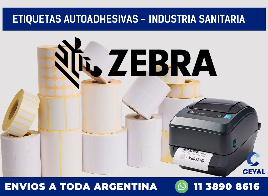 etiquetas autoadhesivas - industria sanitaria