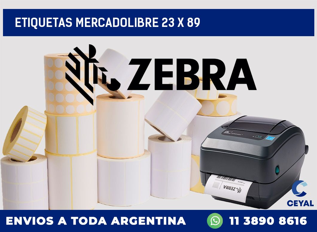 etiquetas mercadolibre 23 x 89