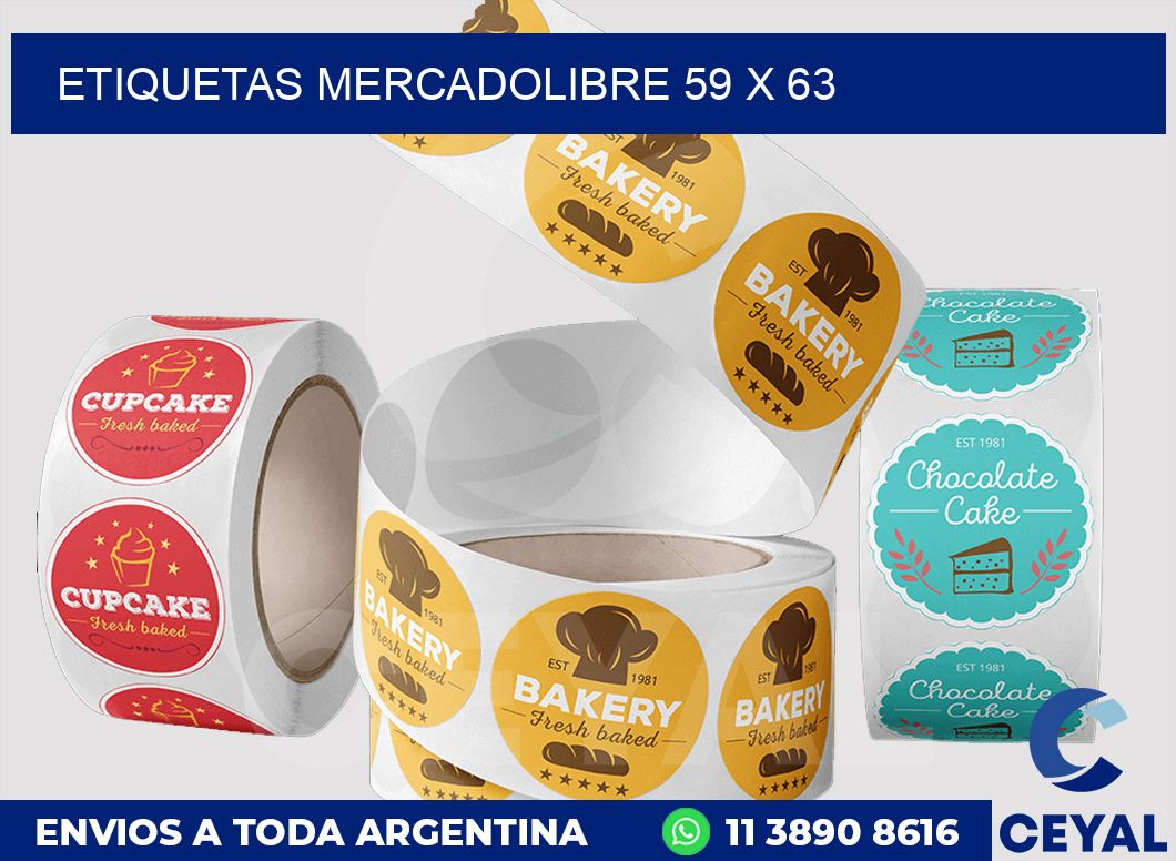 etiquetas mercadolibre 59 x 63