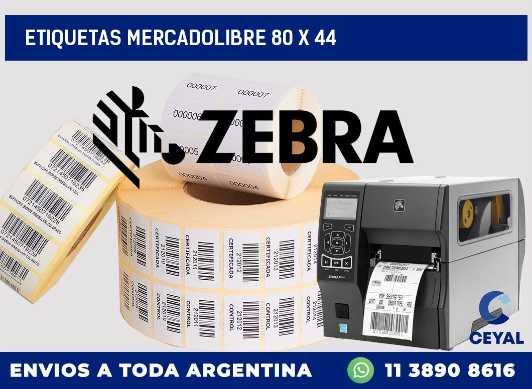 etiquetas mercadolibre 80 x 44