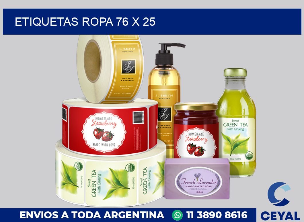 etiquetas ropa 76 x 25