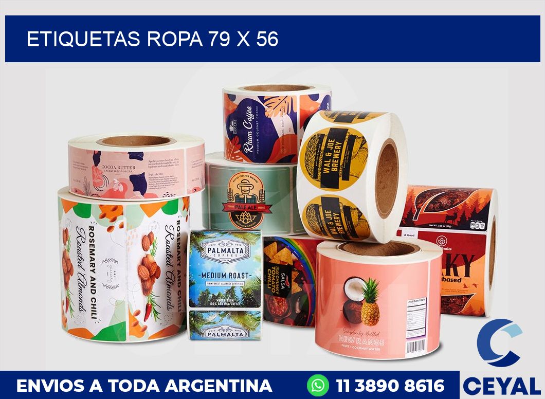 etiquetas ropa 79 x 56