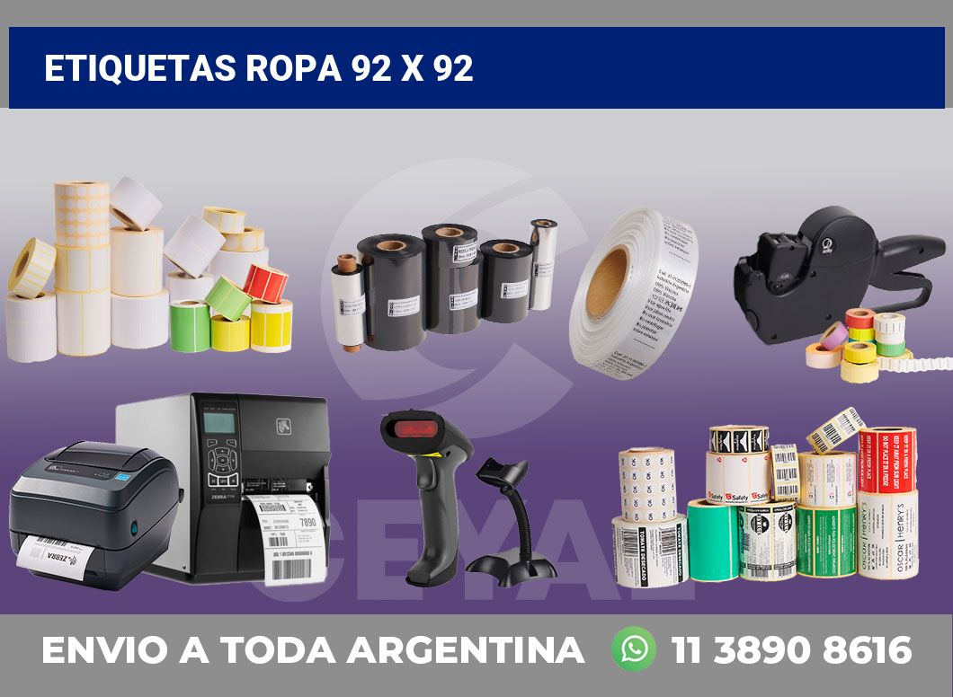 etiquetas ropa 92 x 92
