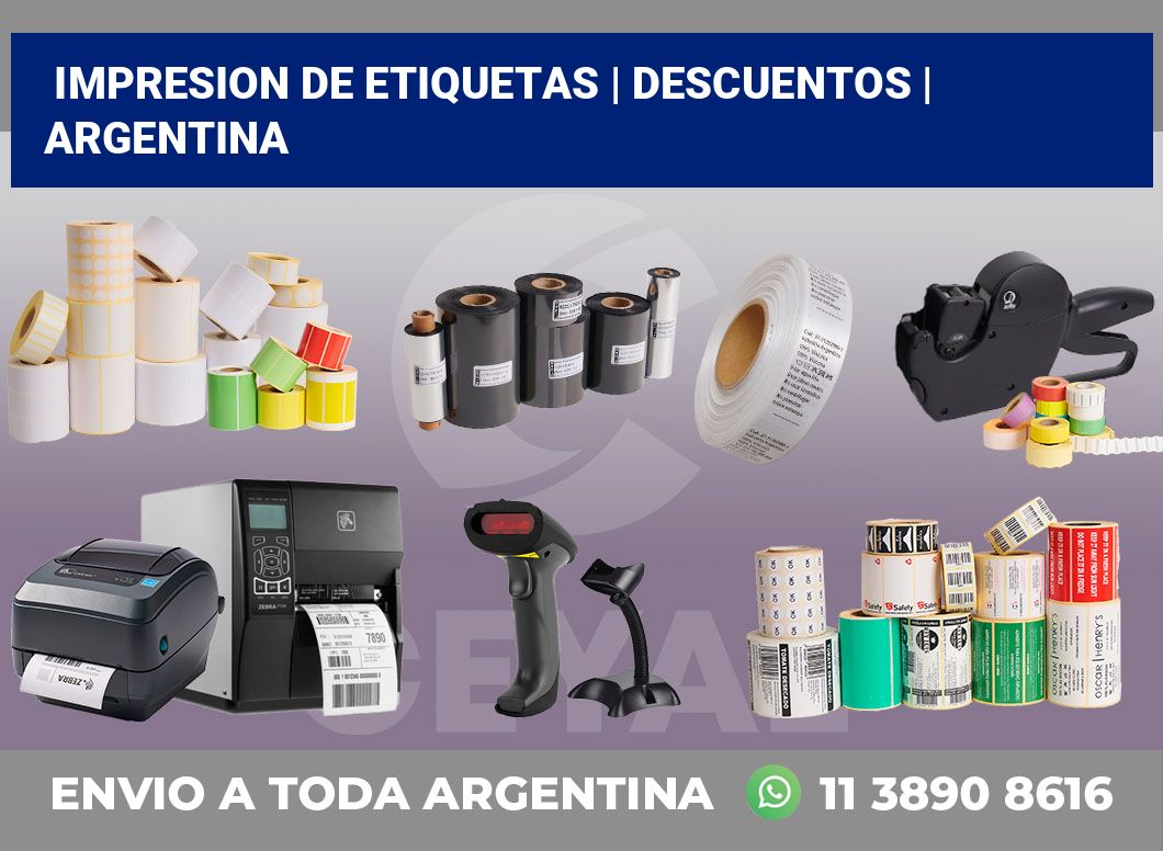 impresion de etiquetas | Descuentos | Argentina
