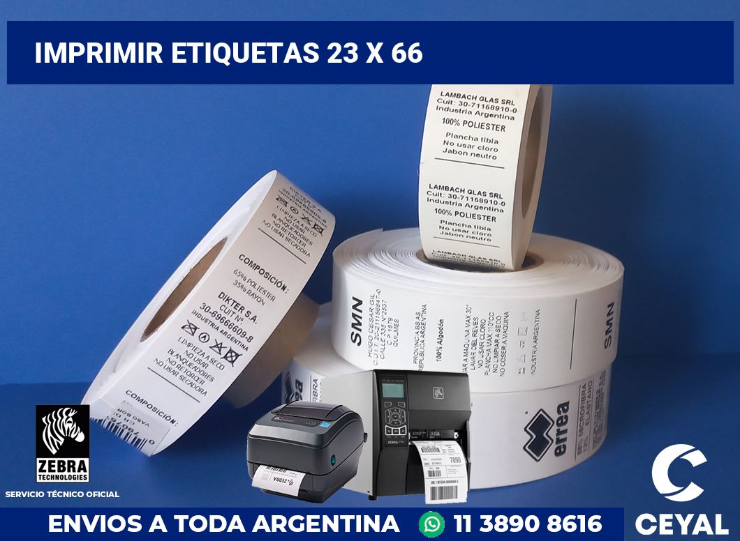 imprimir etiquetas 23 x 66