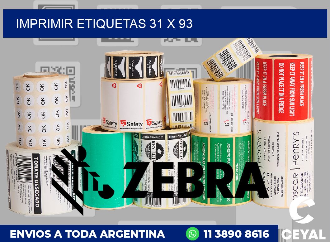 imprimir etiquetas 31 x 93
