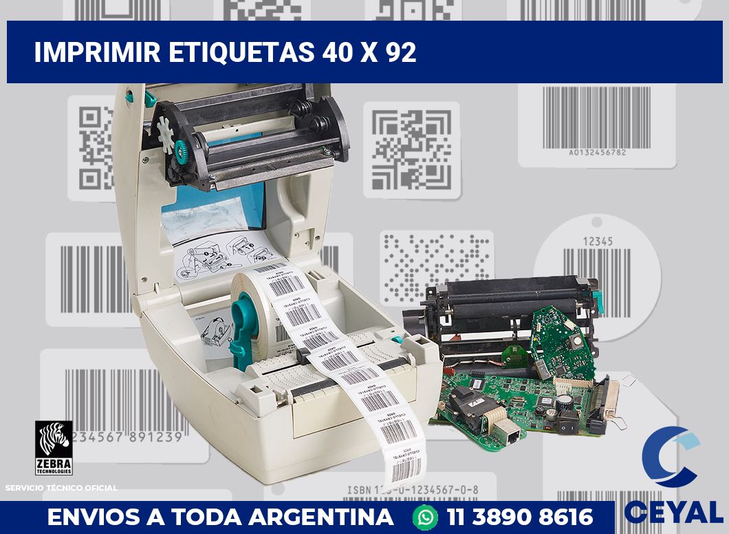 imprimir etiquetas 40 x 92