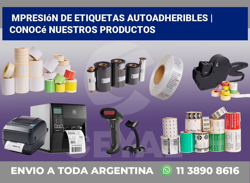 mpresión de etiquetas autoadheribles | Conocé nuestros productos