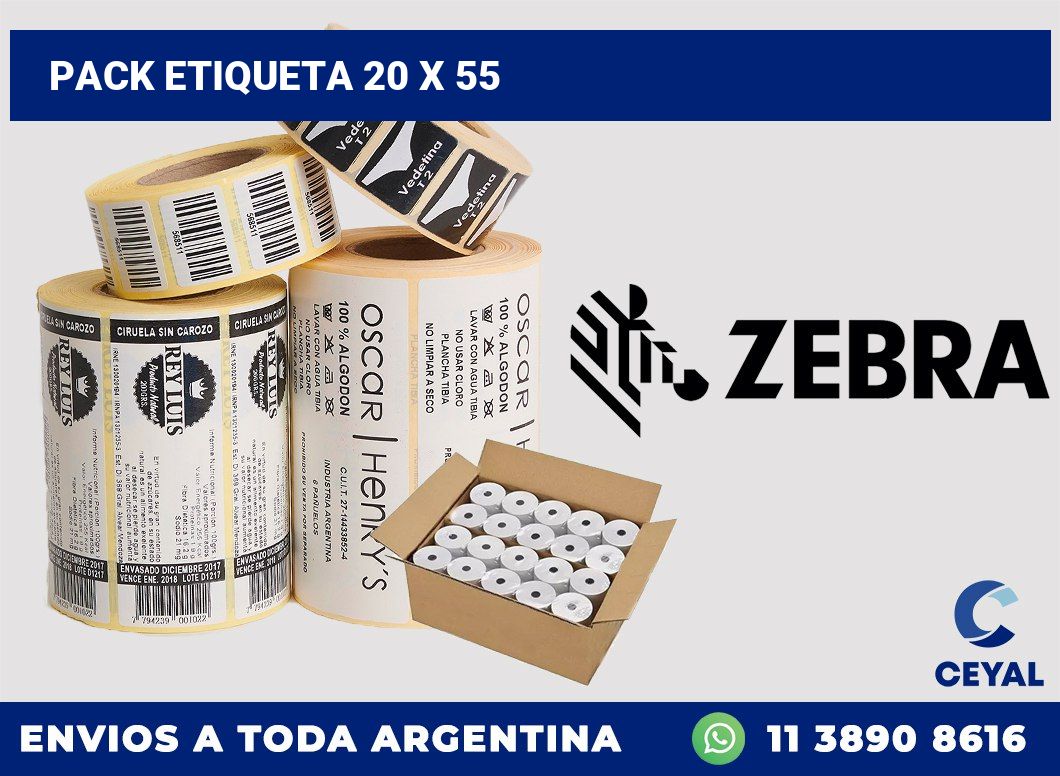 pack etiqueta 20 x 55
