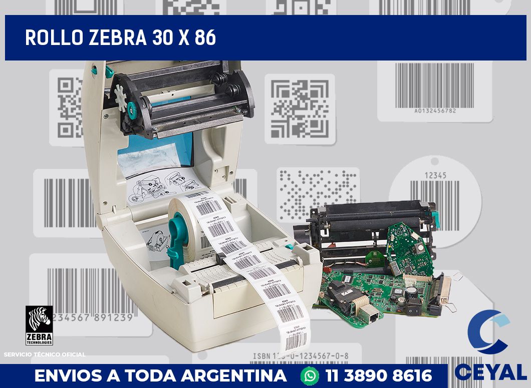 rollo zebra 30 x 86