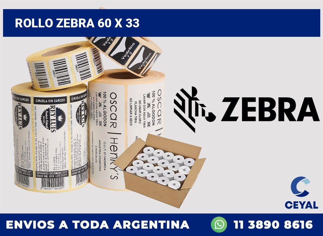 rollo zebra 60 x 33