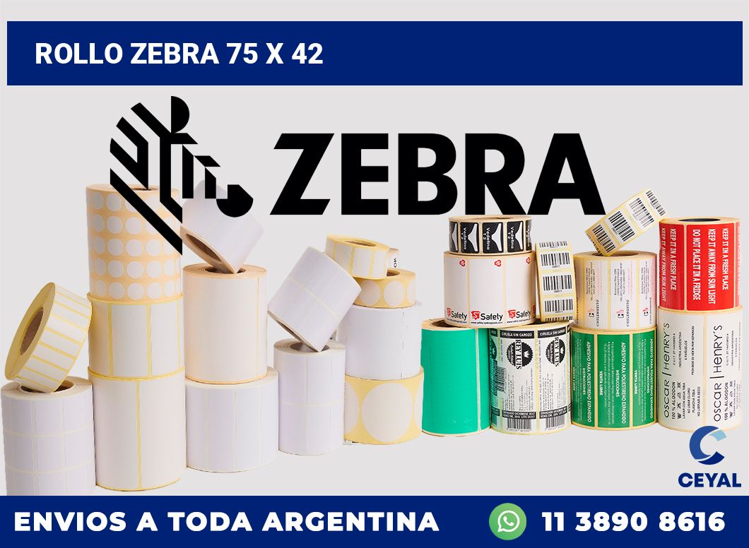 rollo zebra 75 x 42