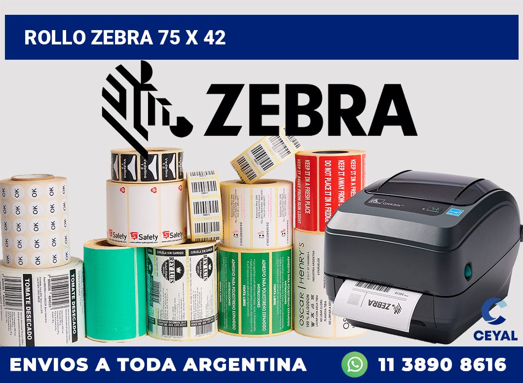 rollo zebra 75 x 42