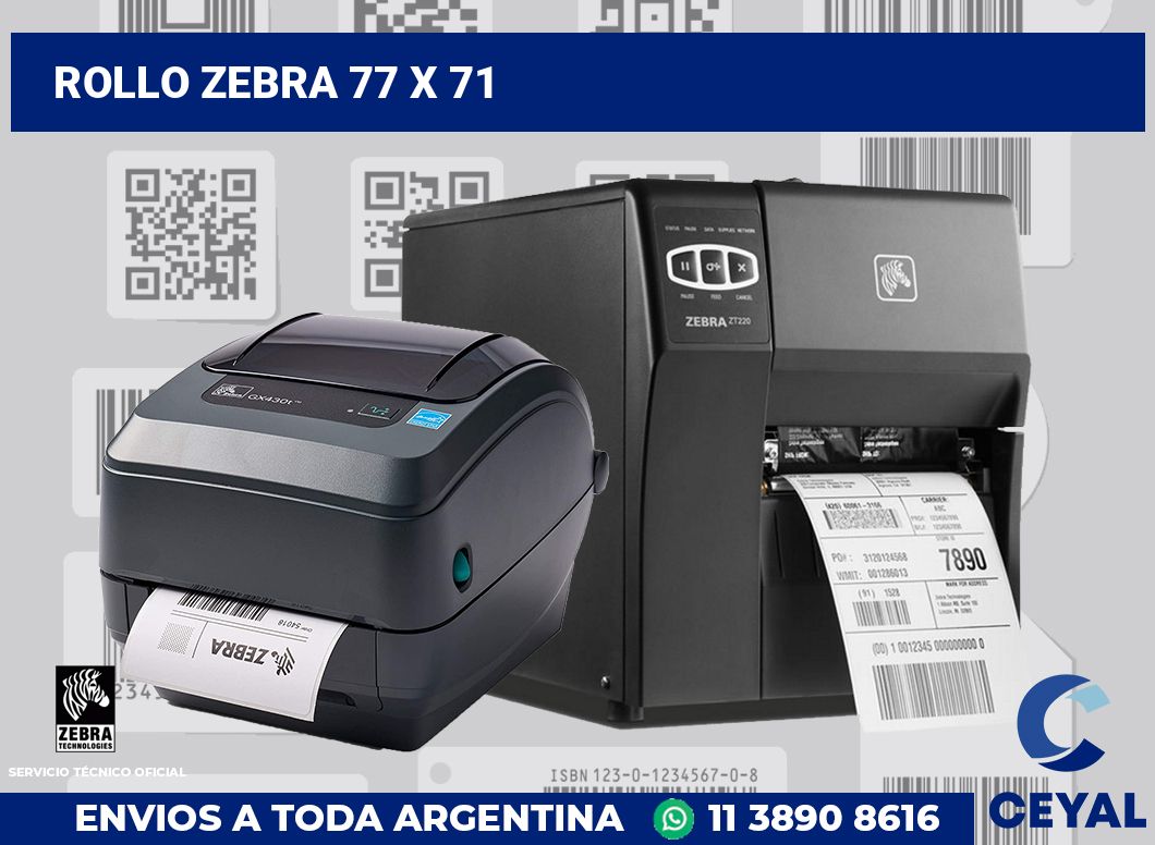 rollo zebra 77 x 71