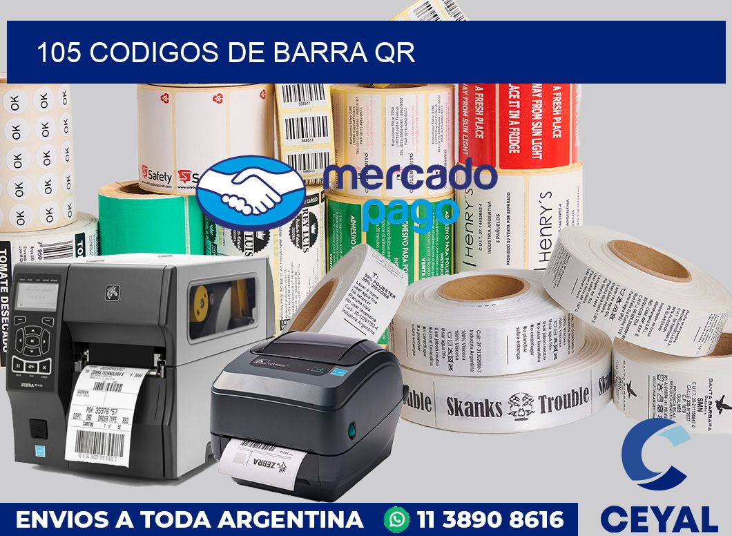 105 Codigos de barra QR