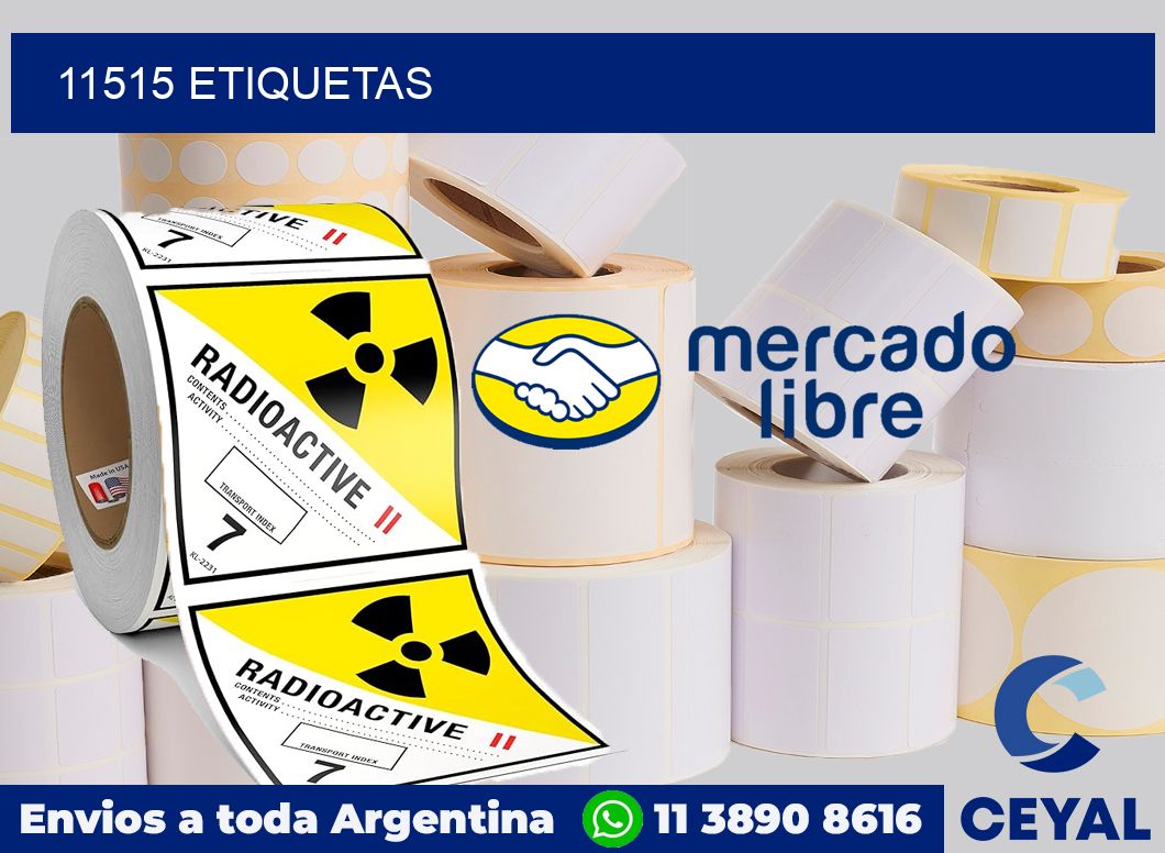 11515 etiquetas