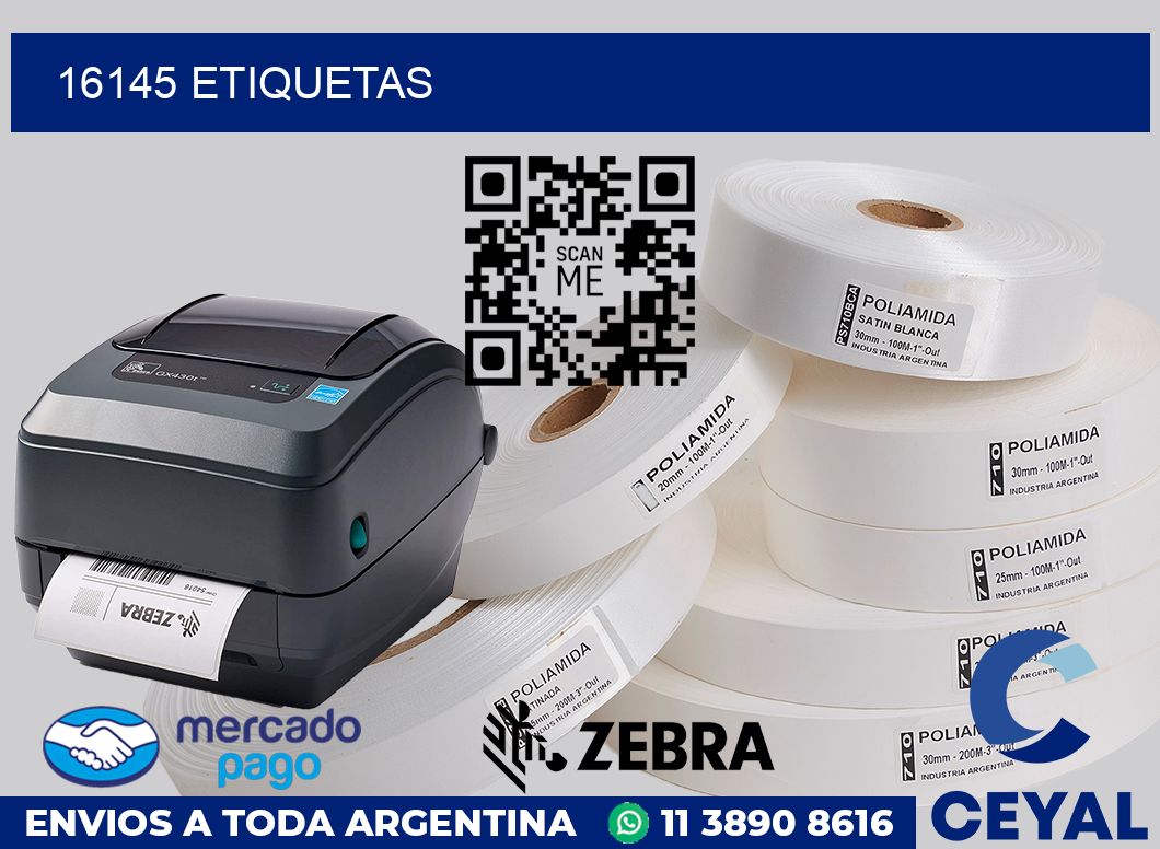 16145 etiquetas