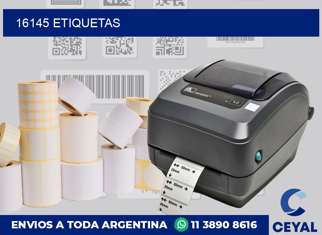 16145 etiquetas