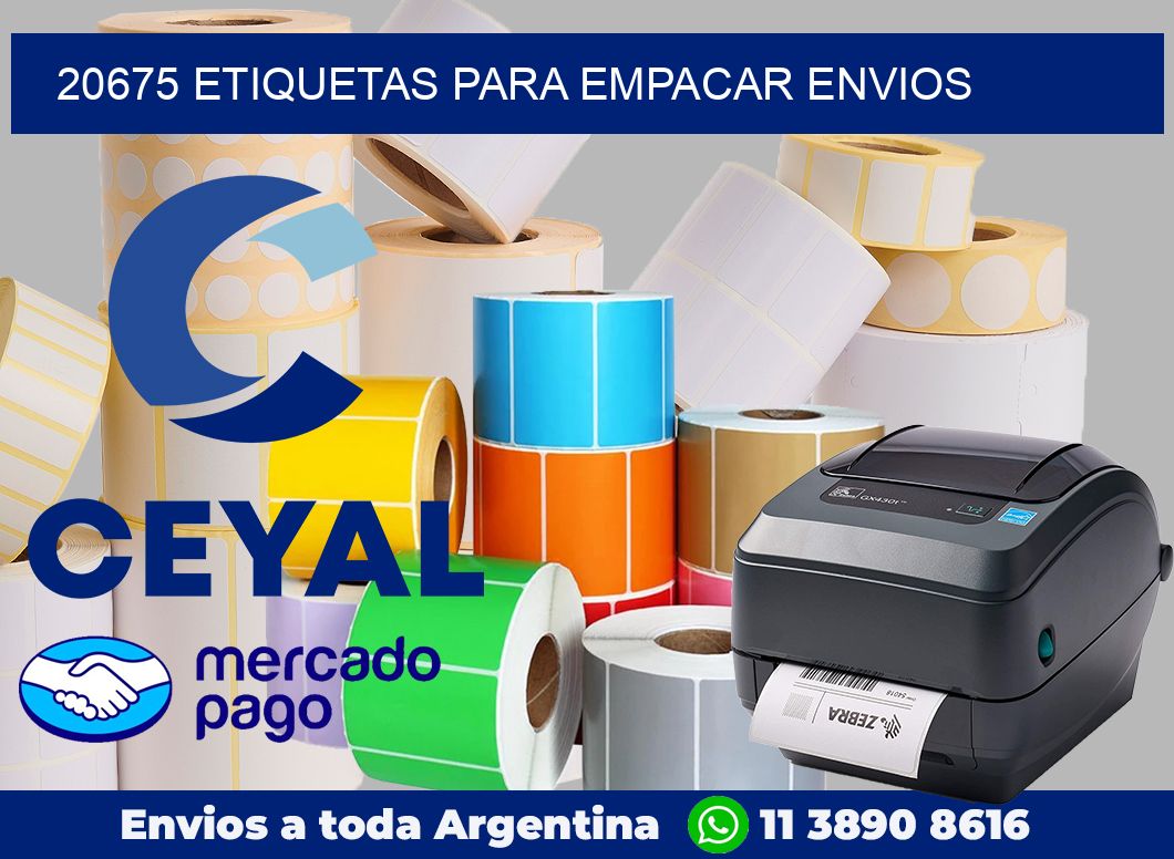 20675 Etiquetas para empacar envios