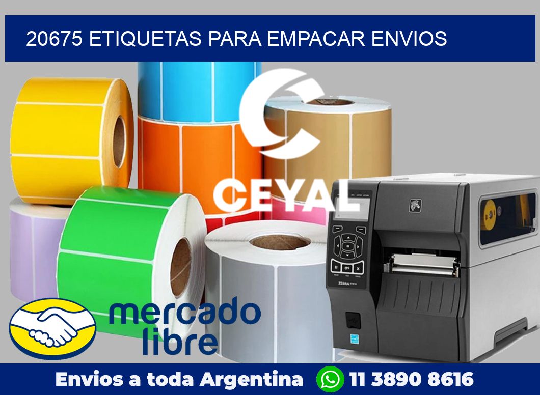 20675 Etiquetas para empacar envios