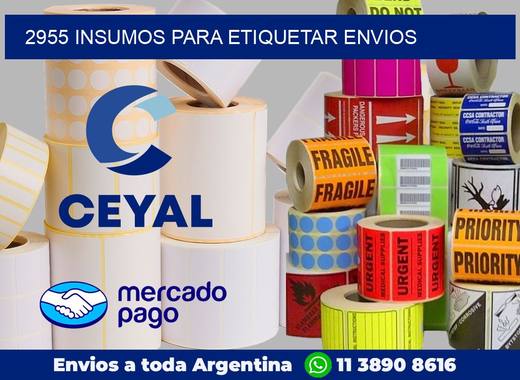 2955 insumos para etiquetar envios