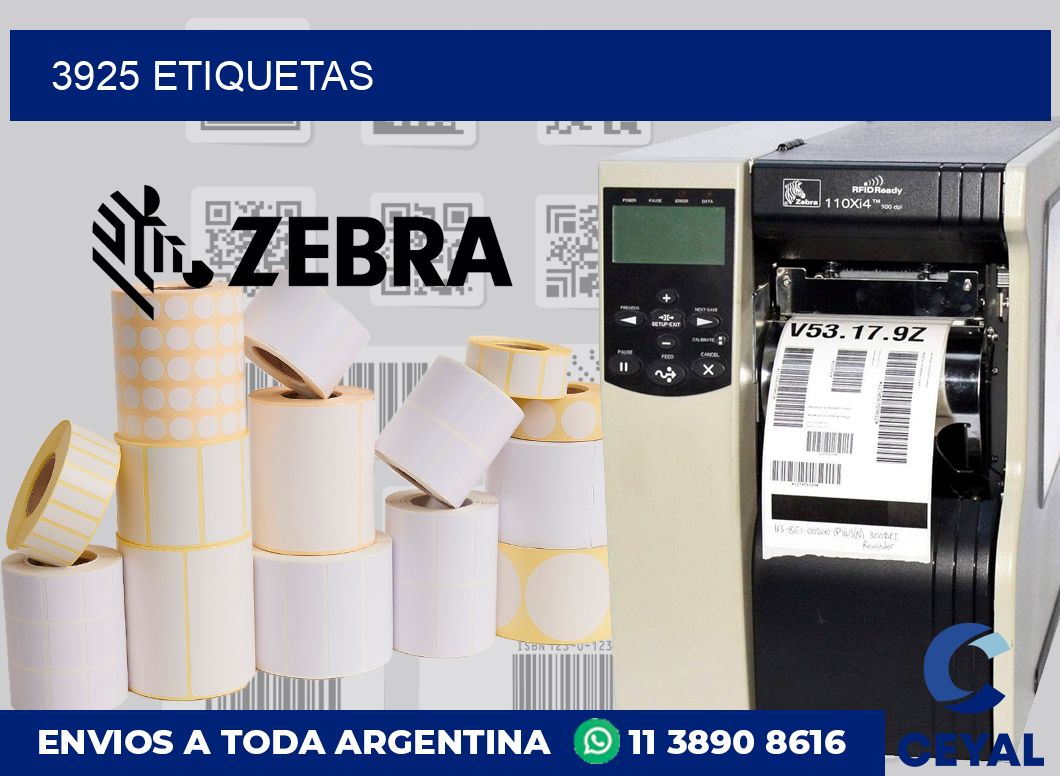 3925 etiquetas