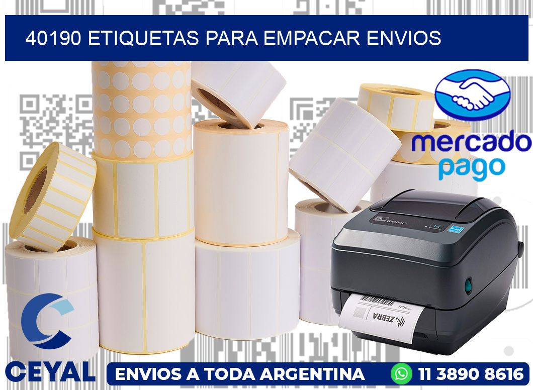 40190 Etiquetas para empacar envios