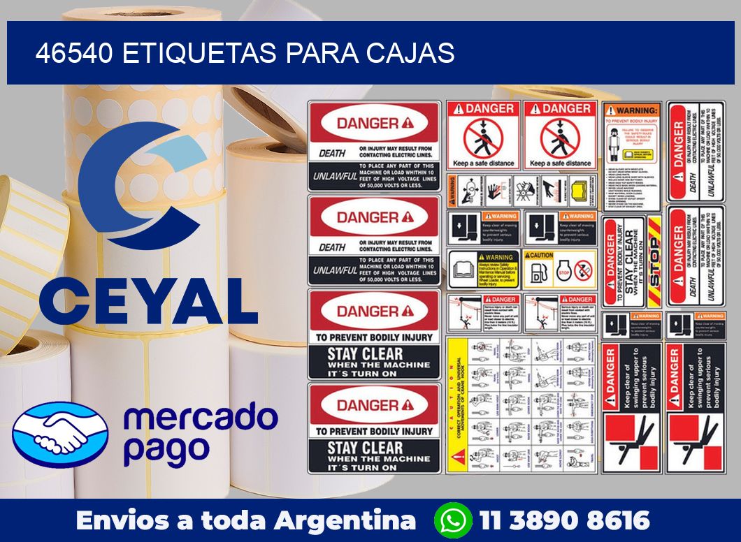 46540 Etiquetas para cajas