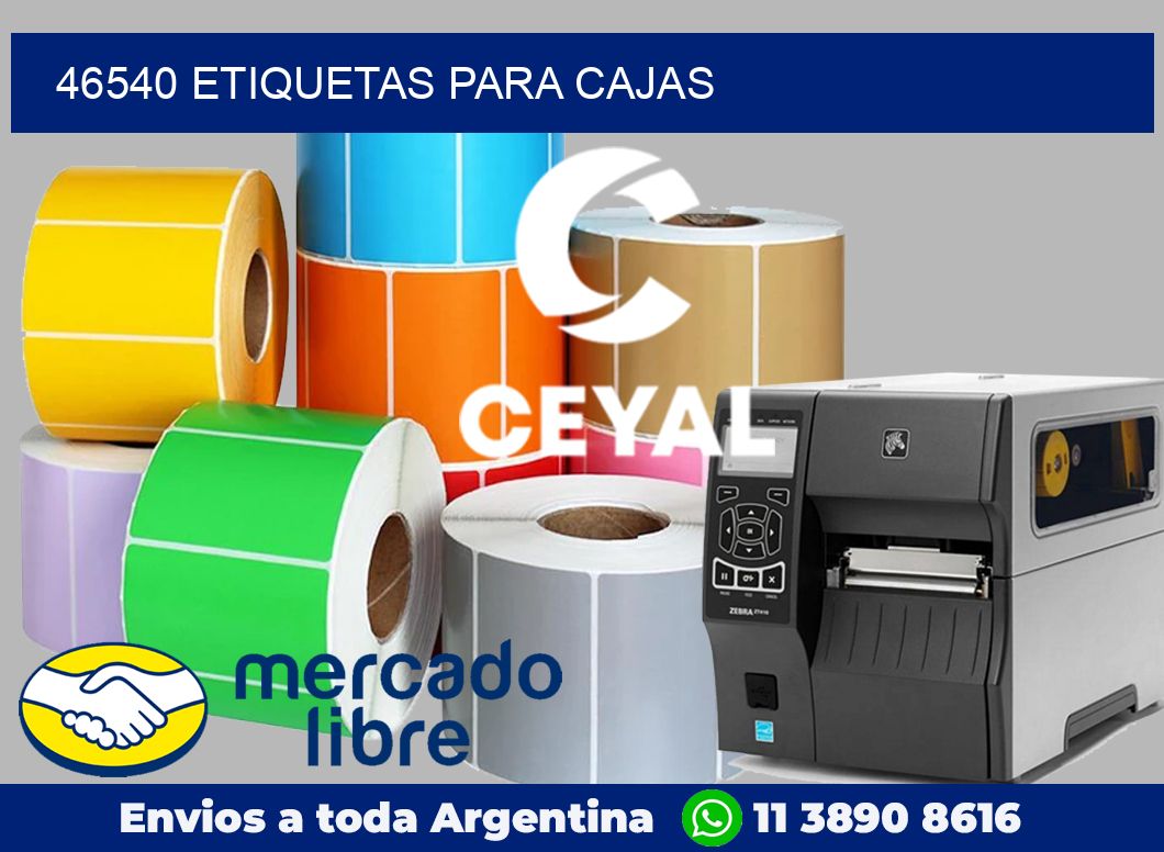 46540 Etiquetas para cajas