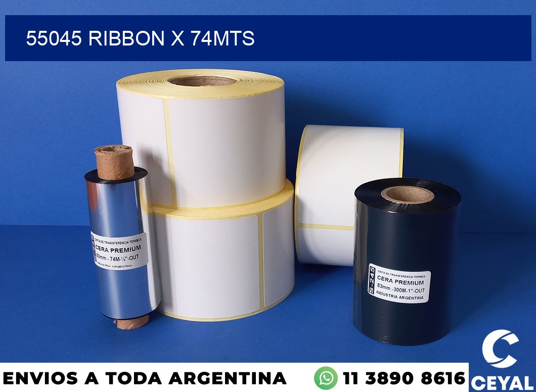 55045 ribbon x 74mts