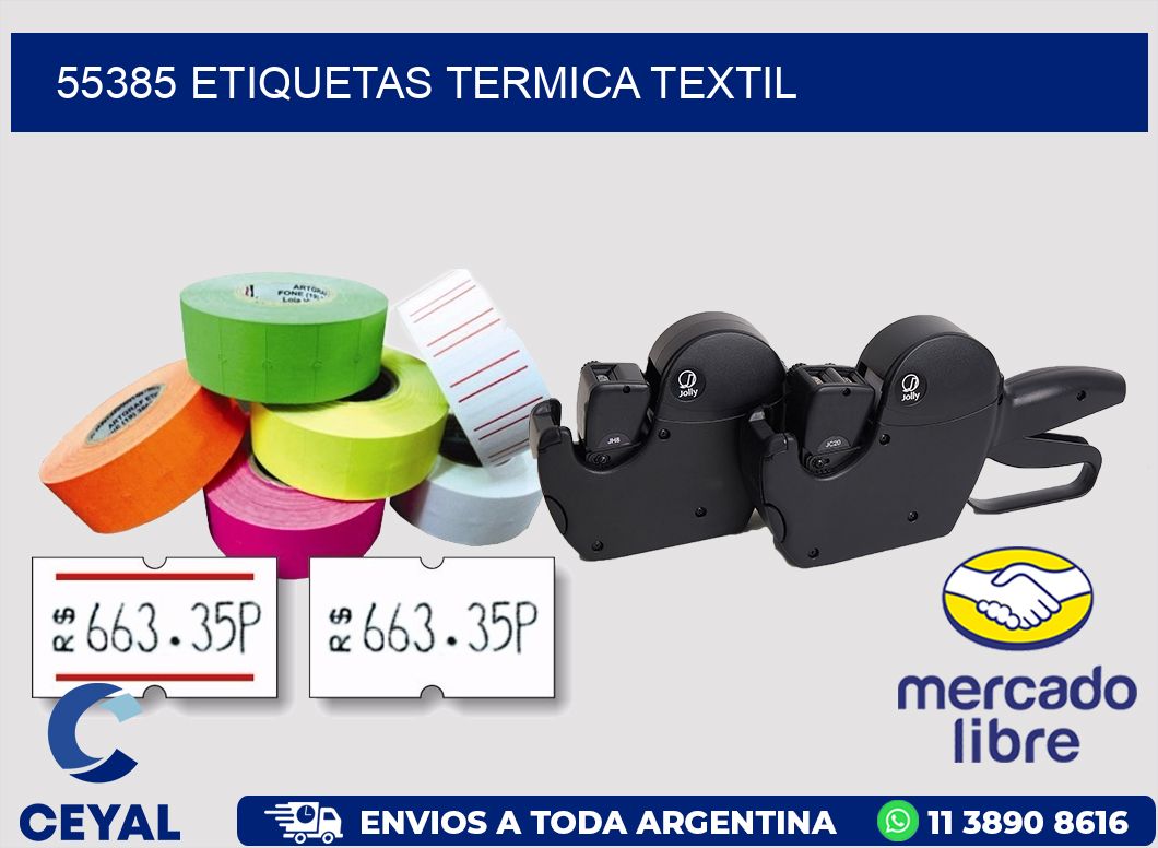 55385 etiquetas termica textil
