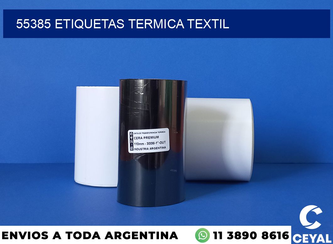 55385 etiquetas termica textil