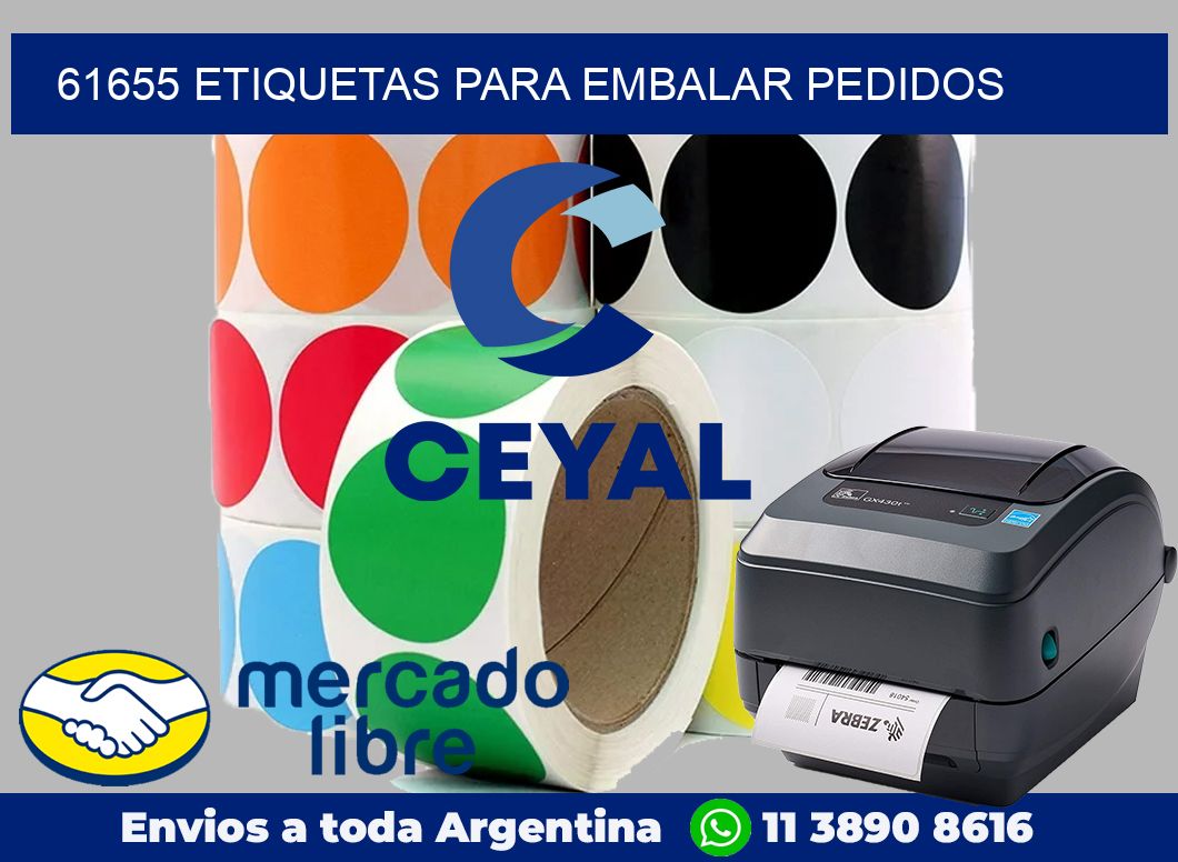 61655 Etiquetas para embalar pedidos