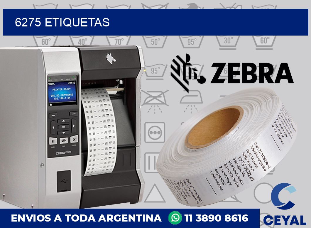 6275 etiquetas