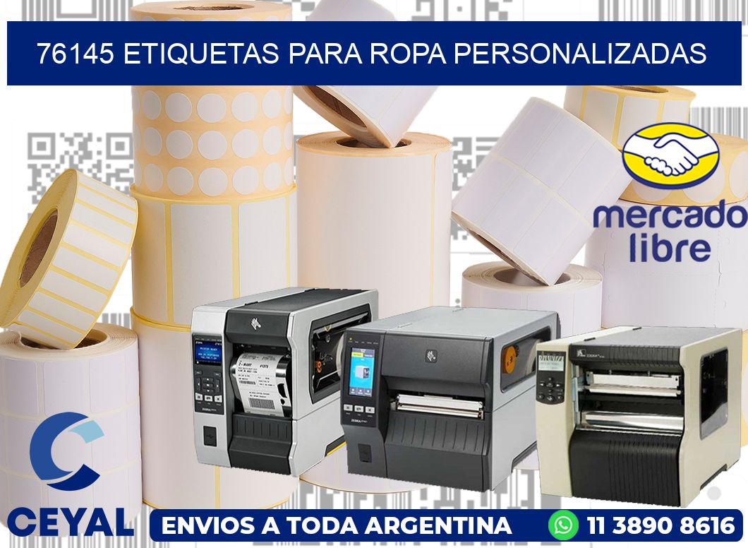 76145 Etiquetas para ropa Personalizadas