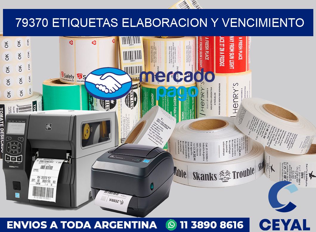 79370 Etiquetas elaboracion y vencimiento