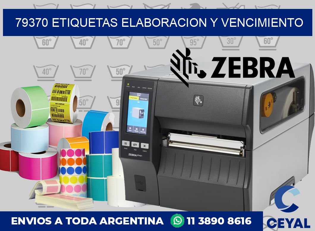 79370 Etiquetas elaboracion y vencimiento