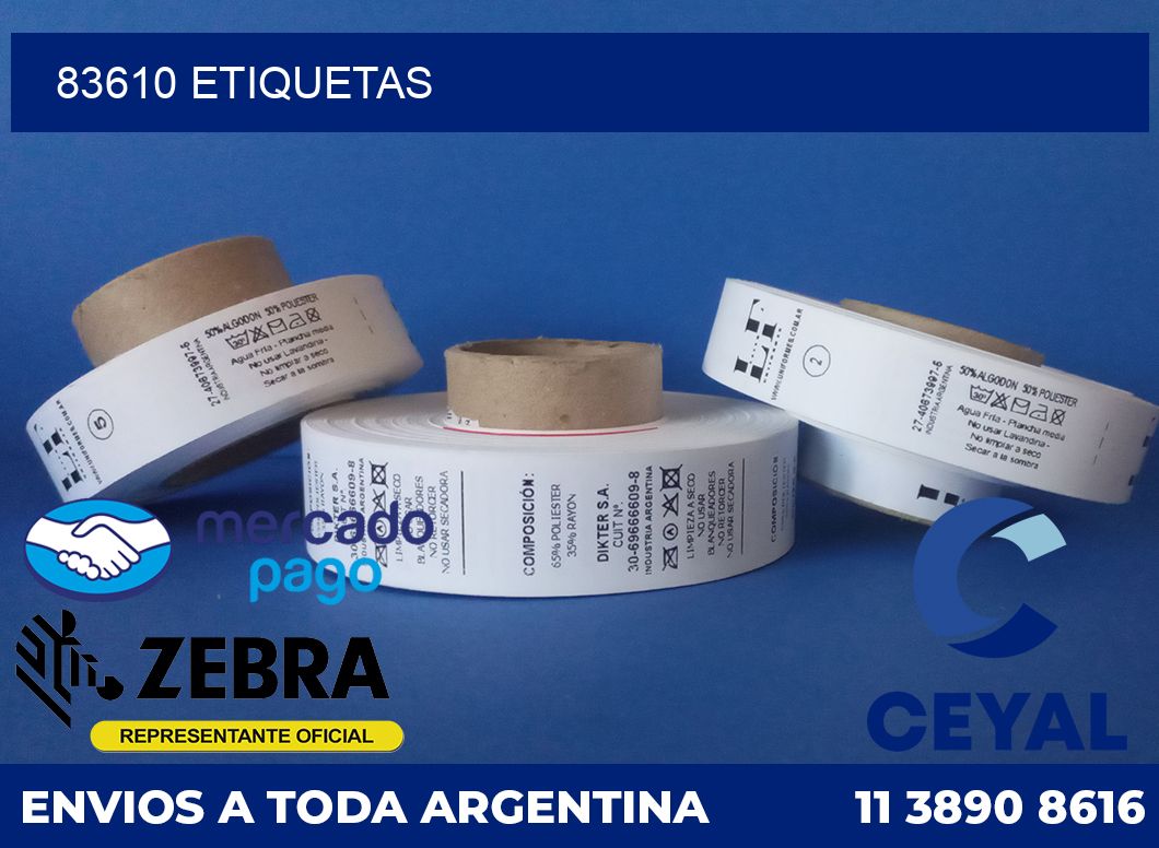 83610 etiquetas